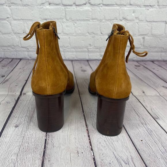 Frye Amy Side Ghillie Ankle Open Toe Booties Women's Size 10M - Picture 8 of 10